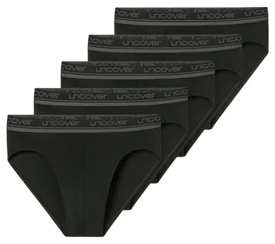 Produktbild von Uncover by Schiesser - Baumwolle - Rio Slip/Unterhose - 5er Pack (XXL Schwarz)