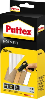 Produktbild von Pattex Hotmelt Heißklebesticks 25 Stück