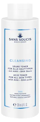 Image de Sans Soucis Cleansing Acid Toner avec acide AHA + BHA (200 ml)