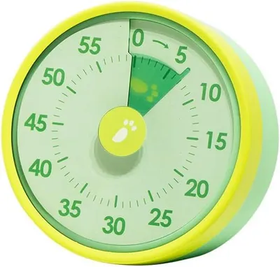 Produktbild von Visueller Timer für Kinder, 60-Minuten Magnetischer Mechanischer Countdown Timer für Küche, Zuhause, Klassenzimmer, Büro, Zeitmanagement Tool für Lernen, Backen, Kochen, Dämpfen, Grillen (Grün)