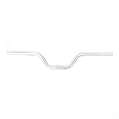 Obrázok produktu pre Hliníkový riadidlá na bicykel 25,4 x 520 mm, strieborné | Riser Bar pre fixie, skladací bicykel, kolobežku, matné