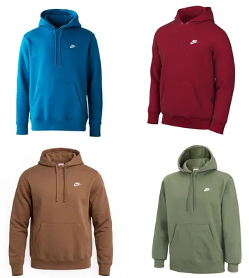 Produktbild von Nike Club Kapuzenpullover für Herren, Größe:S, Farbe:Hellblau