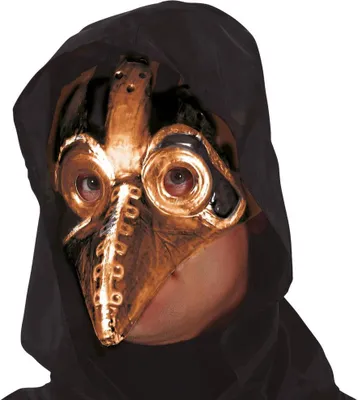 Immagine prodotto di Carnevale di Venezia Medico della peste Maschera Steampunk Medievale Cosplay Halloween Accessorio, Colore: Nero