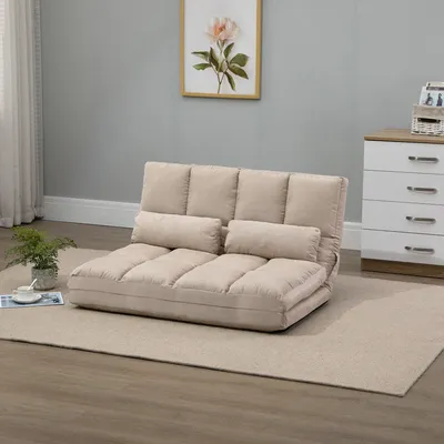 Immagine prodotto di Poltrona da pavimento - Sedia da pavimento - Poltrona relax - Poltrona reclinabile - Poltrona letto - Schienale regolabile, 3 posizioni