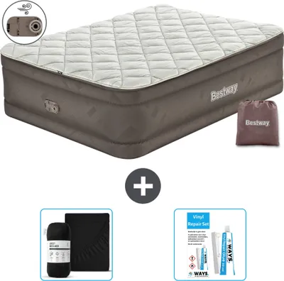 Produktbild von Bestway Luftmatratze - 2-Personen - 152 x 203 x 51 cm - Braun - Inklusive Zubehör