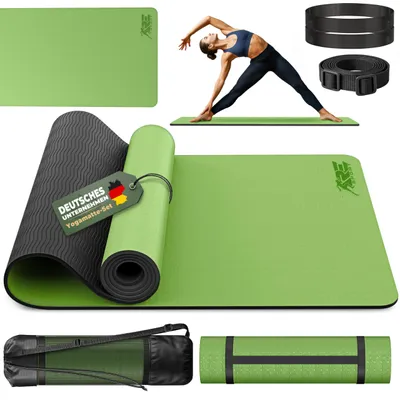 Productafbeelding van Antislip Yogamat 183 x 61 cm, Vrij van Schadelijke Stoffen