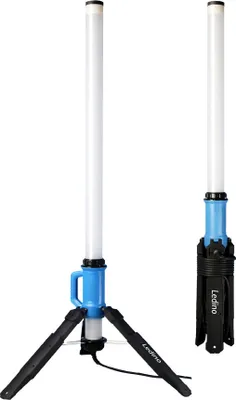 Produktbild von Ledino LED-Lichtsäule 130W vertikale Arbeitsleuchte 1,4m Rath, 11680lm, 360°, IP69K tageslichtweiss