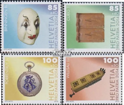 Produktbild von Briefmarken Schweiz 2014 Mi 2345-2348 (kompl.Ausg.) postfrisch Dorfmuseen