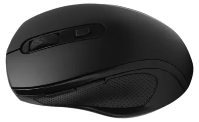 Obrázok produktu pre Bezdrôtová myš 2,4 GHz – ergonomická myš do kancelárie/na hranie hier – príslušenstvo pre notebooky a stolné počítače – čierna