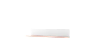 Productafbeelding van MINIO, MIA wandplank – Wandplank in wit/roze, 110x20x22 cm