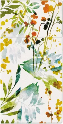 Produktbild von Premium Airlaid Besteck-Serviettenbeutel, "Watercolor", 40 x 40 cm 25 Stück.
