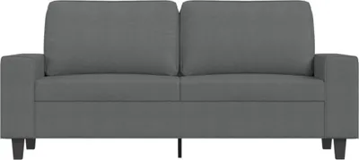Immagine prodotto di vidaXL divano a 2 posti grigio scuro 140 cm in tessuto