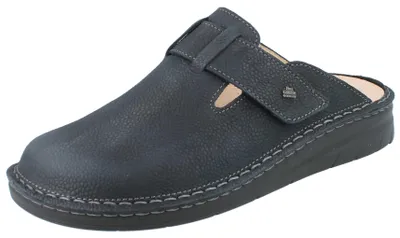 Produktbild von FINN COMFORT Petare Damen Herren Clog dunkelblau Nubukleder genarbt - Größe: 41