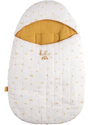 Produktbild von Babynest - SAUTHON - SUNLIGHT - 0-4 Monate - Baumwollmusselin - Bedrucktes Muster