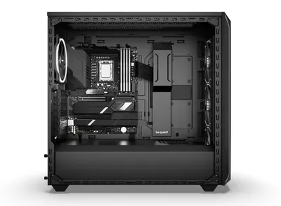 Obrázok produktu pre be quiet! Shadow Base 800 FX Black, Midi Tower, PC, Čierna, ATX, EATX, micro ATX, Mini-ITX, Akrylonitrilbutadienstyren (ABS), Oceľ, Temperované sklo, Hranie