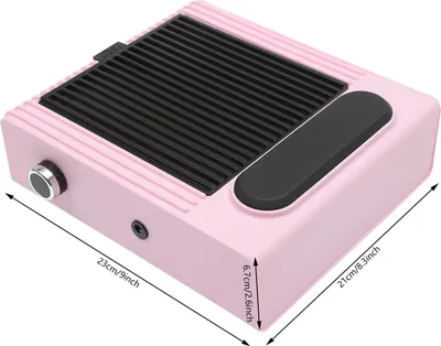 Produktbild von Nagelstaubabsauger, einstellbare Geschwindigkeit, effiziente Absaugung, Rosa