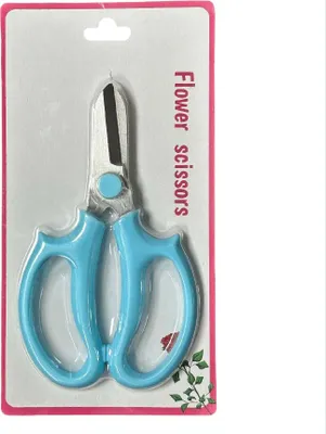 Productafbeelding van INF Professionele bloemenschaar voor bloemisten en tuinliefhebbers Blauw