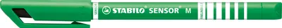 Produktbild von Fineliner mit gefederter Spitze - STABILO SENSOR M - medium - Einzelstift - grün