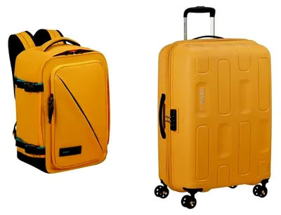 Produktbild von Ellipso & Take2Cabin - Koffer-Set, 68 cm und Ryanair Handgepäck - Gelb