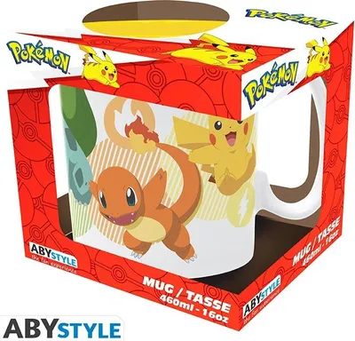 Produktbild von POKEMON- Mug - 460 ml - Pikachu and starters - subli - box