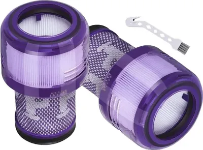 Produktbild von Filtr pro vysavač Dyson V12 Slim Absolute Extra/Total Clean/Fluffy, balení 2 náhradních bateriových vysavačů náhradní díl filtru, vyměnit # 971517-01