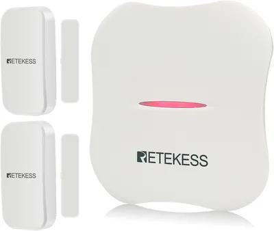 Produktbild von Retekess TH011-TH015 WiFi Tür und Fensteralarm, Tuya Smart Home Sicherheit Türsensoren, Alarm Türalarm, Low Battery Alert Push, für Home Pflegeheim