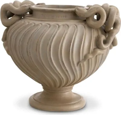 Produktbild von Casa Padrino Luxus Barock Blumentopf Antik Beige H. 48 cm