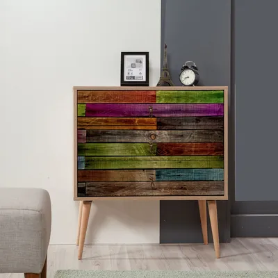 Image de Skye Decor, Trio- Trio ANR, Sonomo, commodes, 90x80x40 cm, panneau de particules 100 % mélaminé