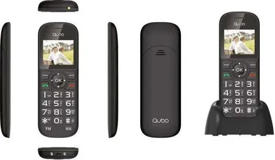 Productafbeelding van Qubo D-1803, hoogte 4,5 cm (1,77 inch), 800 mAh, zwart