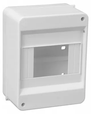 Image de Petit tableau de distribution apparent 5 modules avec borne N+PE Boîtier de fusibles