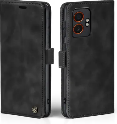 Produktbild von Handy Hülle für Samsung Galaxy Xcover7 Pro Klapphülle Bookcase Flip Cover Handy Tasche Etui Farbe: Schwarz