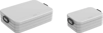 Produktbild von Mepal | Take a Break Set | Limited Edition Cool Grey | Lunchbox mit Trennwand | ideal für Mealprep | spülmaschinenfest