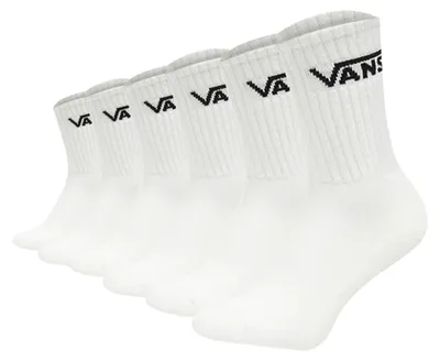 Produktbild von 6 Paar Vans Classic Crew Sportsocken Tennis Socken VN000 QCB  , Farbe:White, Socken & Strümpfe:39-42