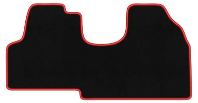 Obrázek produktu pro Velurové autokoberce pro: Fiat Scudo I 1994-2006 dostawczy černo-červené 1 ks