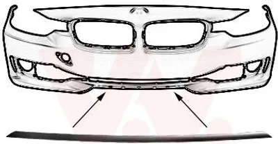Produktbild von VAN WEZEL Zierleiste Stoßfänger mitte für BMW 3 Touring (F31) 3 Limousine (F30, F80)