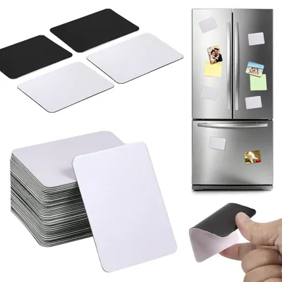 Obrázek produktu pro 40 kusů magnetů pro sublimaci, bílé, rozměry 7,5 x 5,5 cm, vhodné pro vlastní projekty