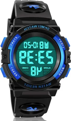 Productafbeelding van LED Waterdicht Multifunctioneel Kinderhorloge - Digitaal Chronograaf