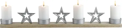 Produktbild von Moderne Deko Adventskranz Kerzenhalter Weihnachtsdeko Calistro