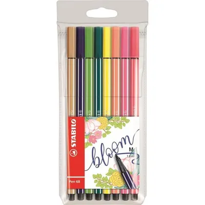 Obrázek produktu pro STABILO 106883168, Střední, 8 barva/barev, Vícebarevný, Kuličkový hrot, 1 mm, Vícebarevný
