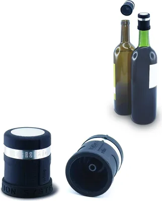 Image de Bouchon de vin noir avec protection antioxydante