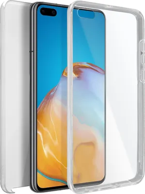 Produktbild von Avizar, 360° Rundum-Schutzhülle (Vorder- und Rückseite) für Huawei P40, Transparent