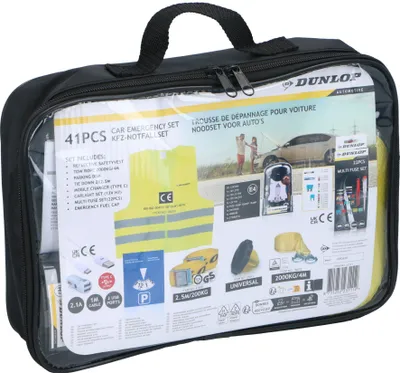 Imagen del producto de Kit de emergencia para automóviles, de 8 piezas, conjunto de seguridad para viajes con accesorios