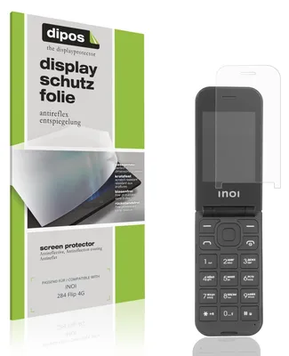 Image de 4x Film de protection d'écran pour INOI 284 Flip 4G protecteur antireflet dipos