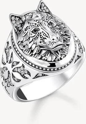 Image de Thomas Sabo - TR2452-643-21-64 - Bague - Unie - Argent 925 noirci - Largeur 64