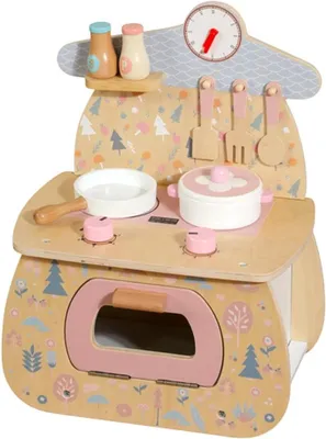 Imagen del producto de Juego de cocina de juguete para niños, ideal para simular ser un chef. Set de cocina de juguete para que los niños jueguen, incluye accesorios