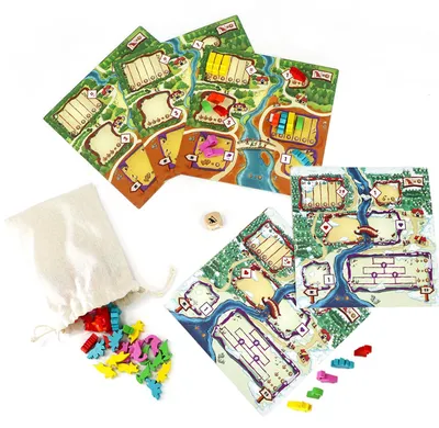 Produktbild von Draftosaurus Brettspiel Ghenos Games GHE124 Dinosaurier Mehrfarbig