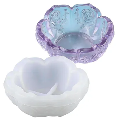 Produktbild von Silikonform Schüssel Lotus-Form für Epoxidharz und Resin