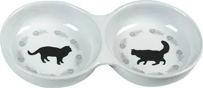 Produktbild von Karlie Keramik Doppelnapf Cats