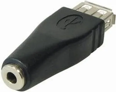 Produktbild von USB/Klinke Adapter, USB Buchse A auf 3,5mm Klinke Buchse, Good Connections®