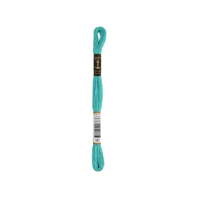 Immagine prodotto di Anchor Sticktwist 4635000-00187 menta Filo per ricamo, 100 % cotone